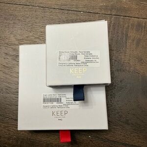 KEEP Collective Jewelry Disney Leather Band and Mickey Mouse Charm